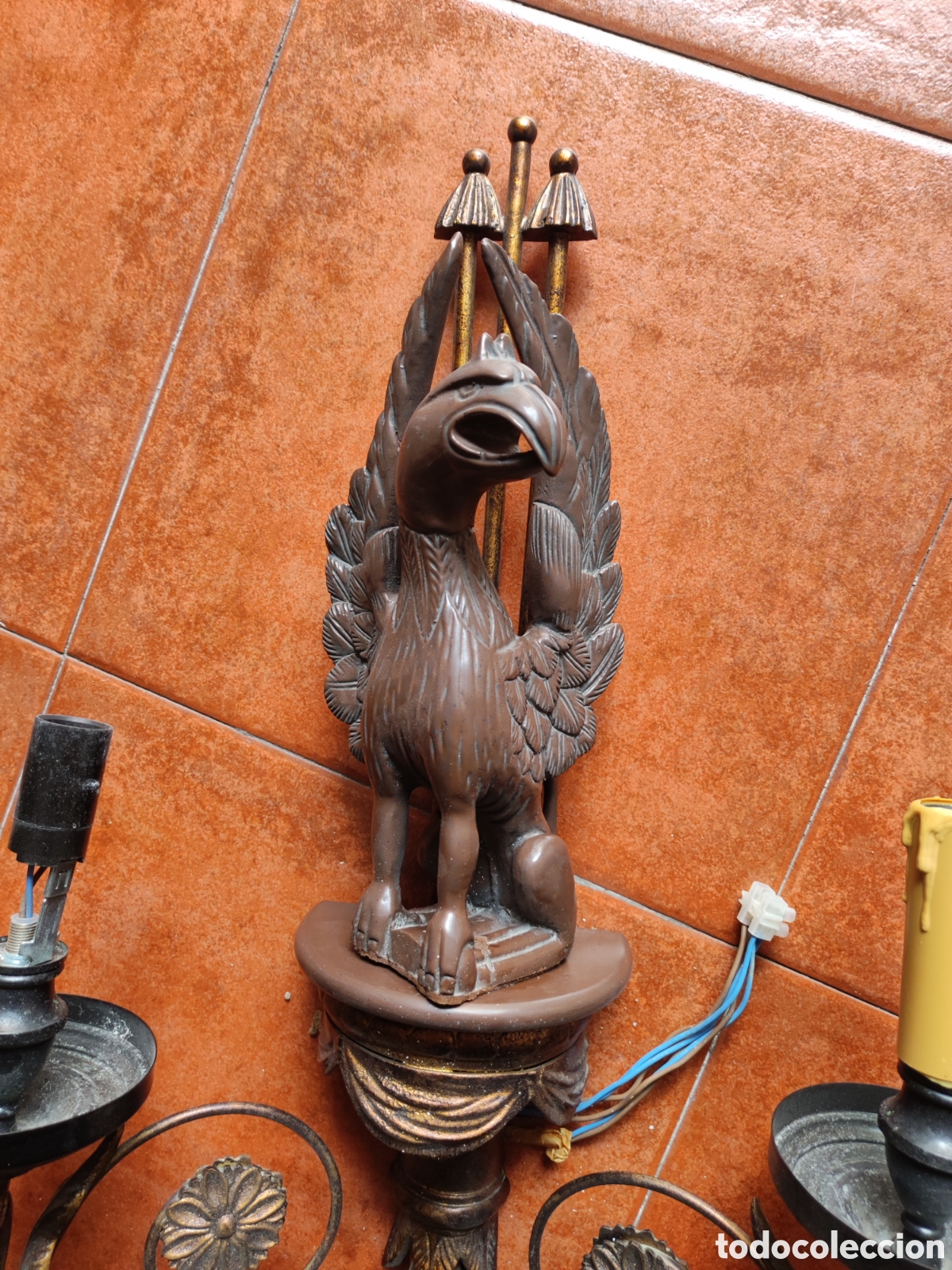 Antig&uuml;edades: Pareja de apliques - Foto 3