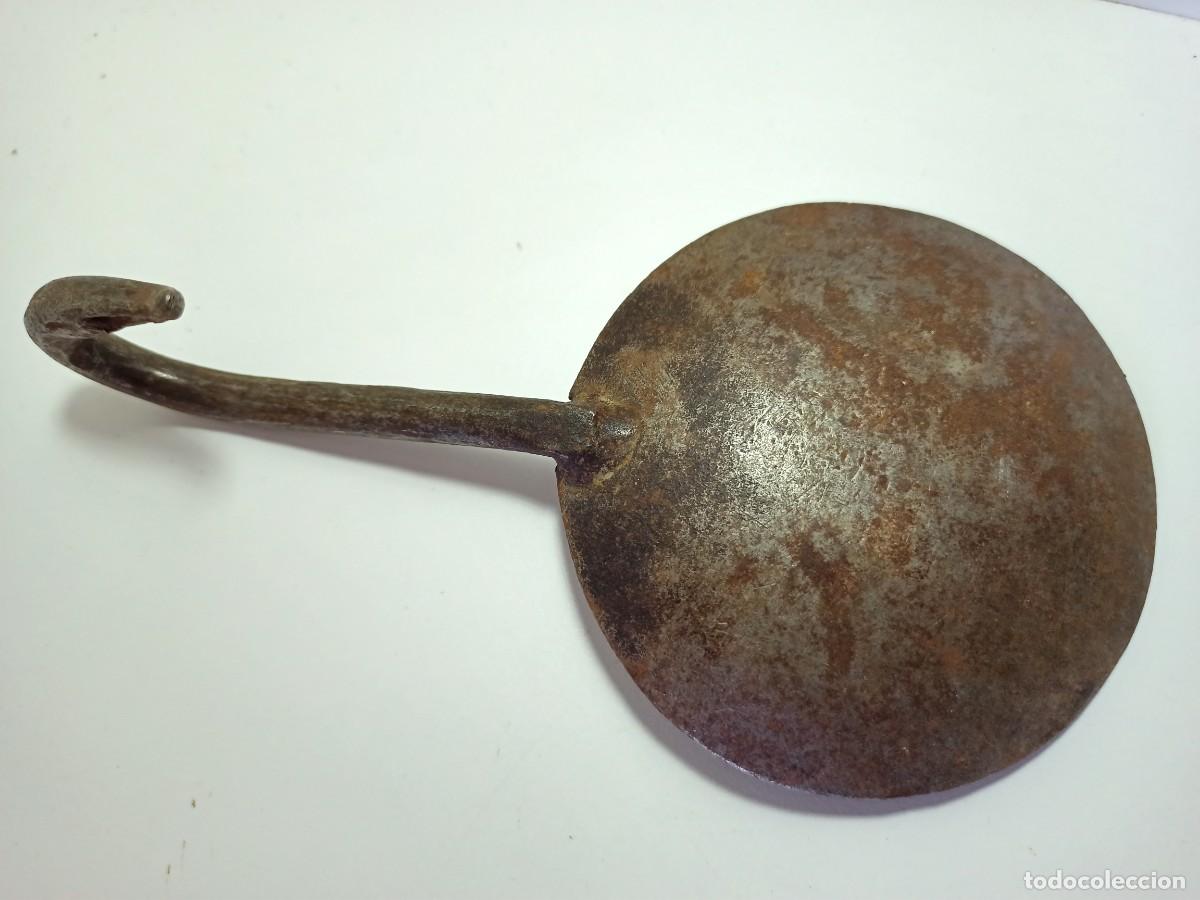 Antig&uuml;edades: Cucharon de hierro matanza del cerdo - Foto 3