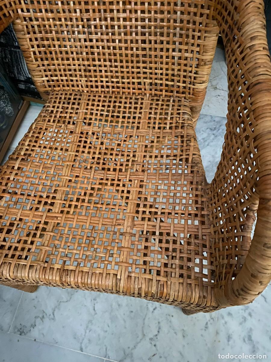 Antig&uuml;edades: butaca de enea antigua - Foto 2