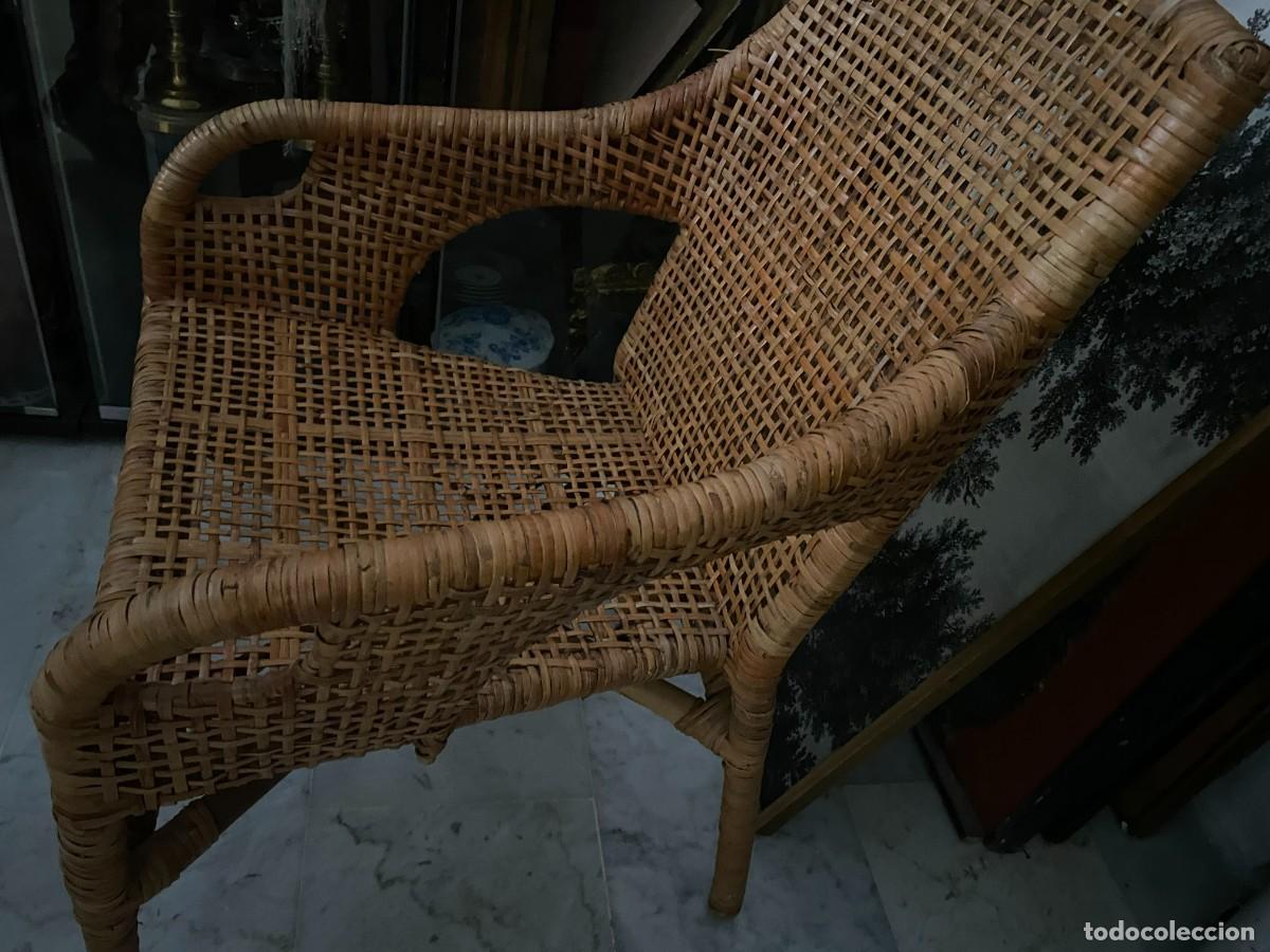 Antig&uuml;edades: butaca de enea antigua - Foto 3
