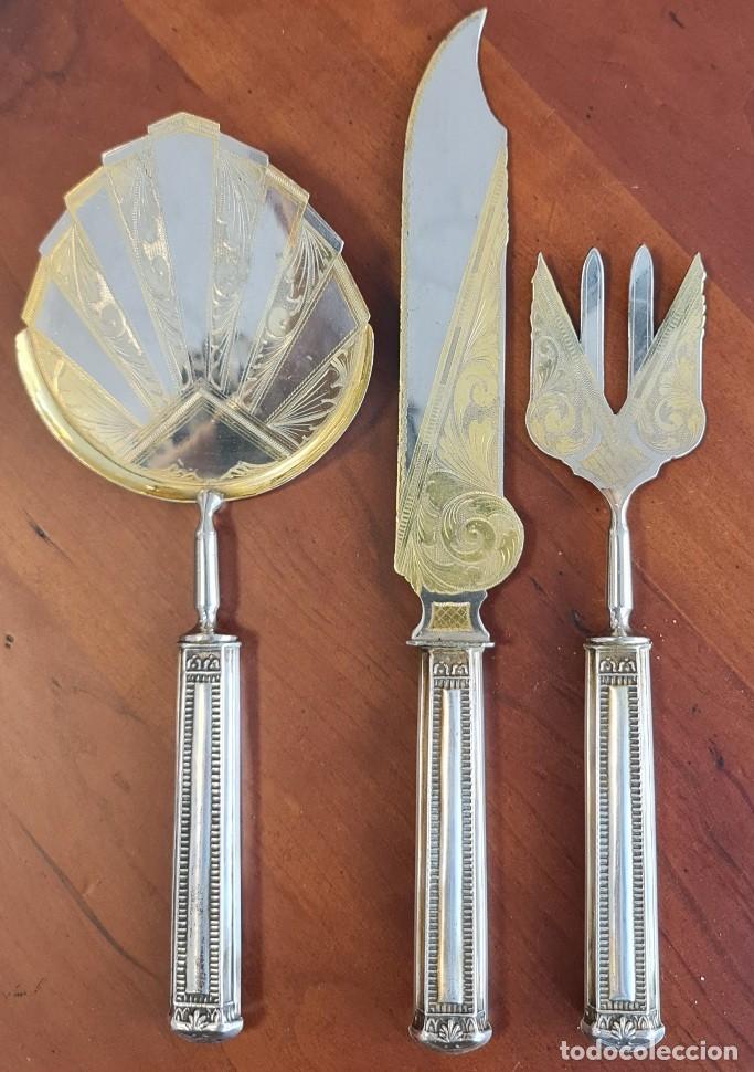 Antig&uuml;edades: Servicio trinchante ArtDeco - Foto 1