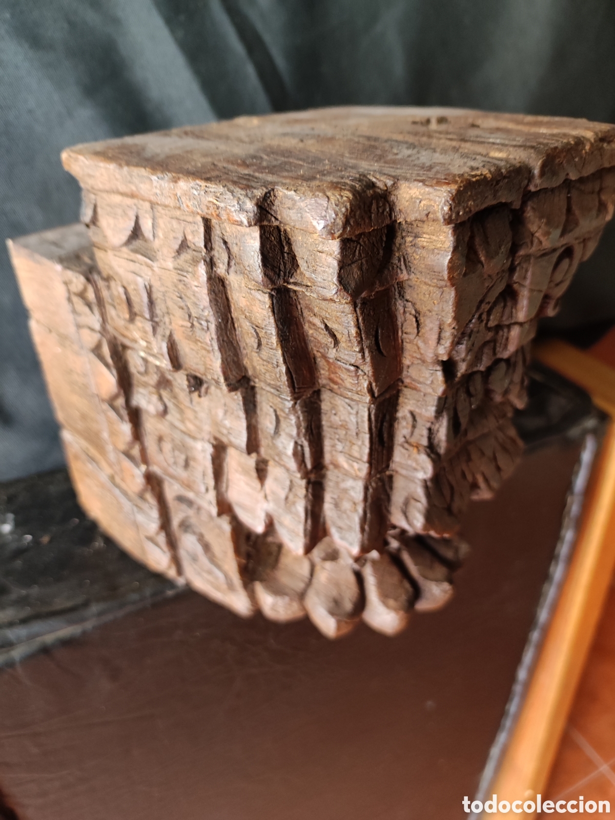 Antig&uuml;edades: M&eacute;nsula tallada madera - Foto 2