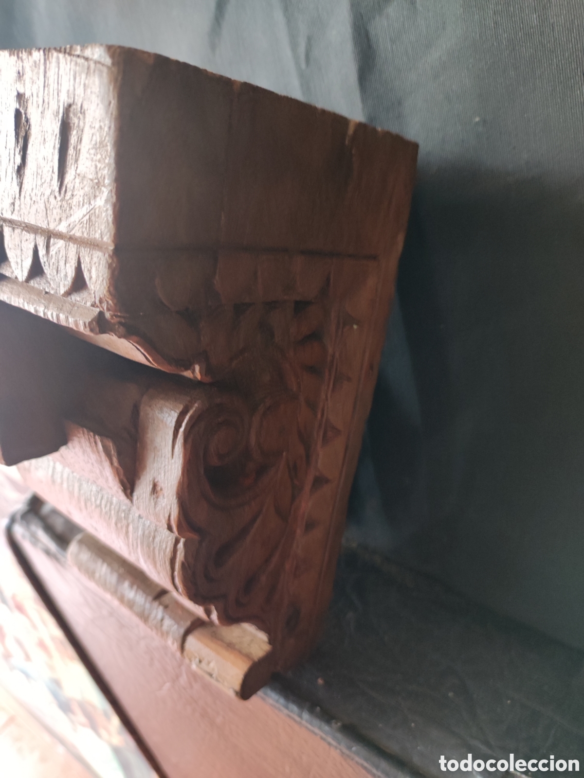 Antig&uuml;edades: M&eacute;nsula tallada madera - Foto 3