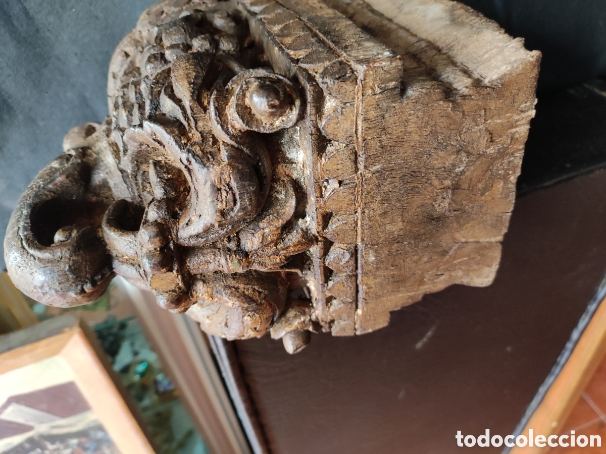 Antig&uuml;edades: M&eacute;nsula tallada madera - Foto 4