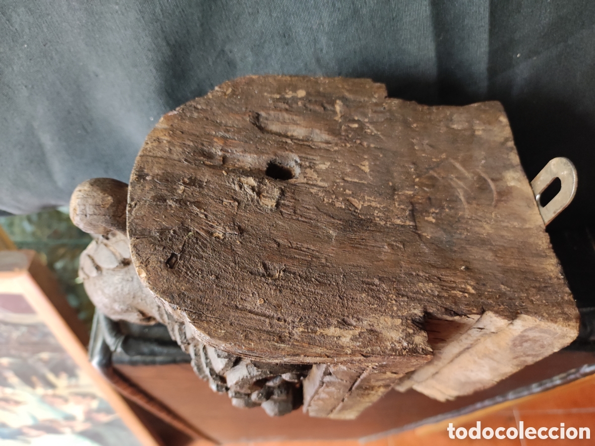 Antig&uuml;edades: M&eacute;nsula tallada madera - Foto 5