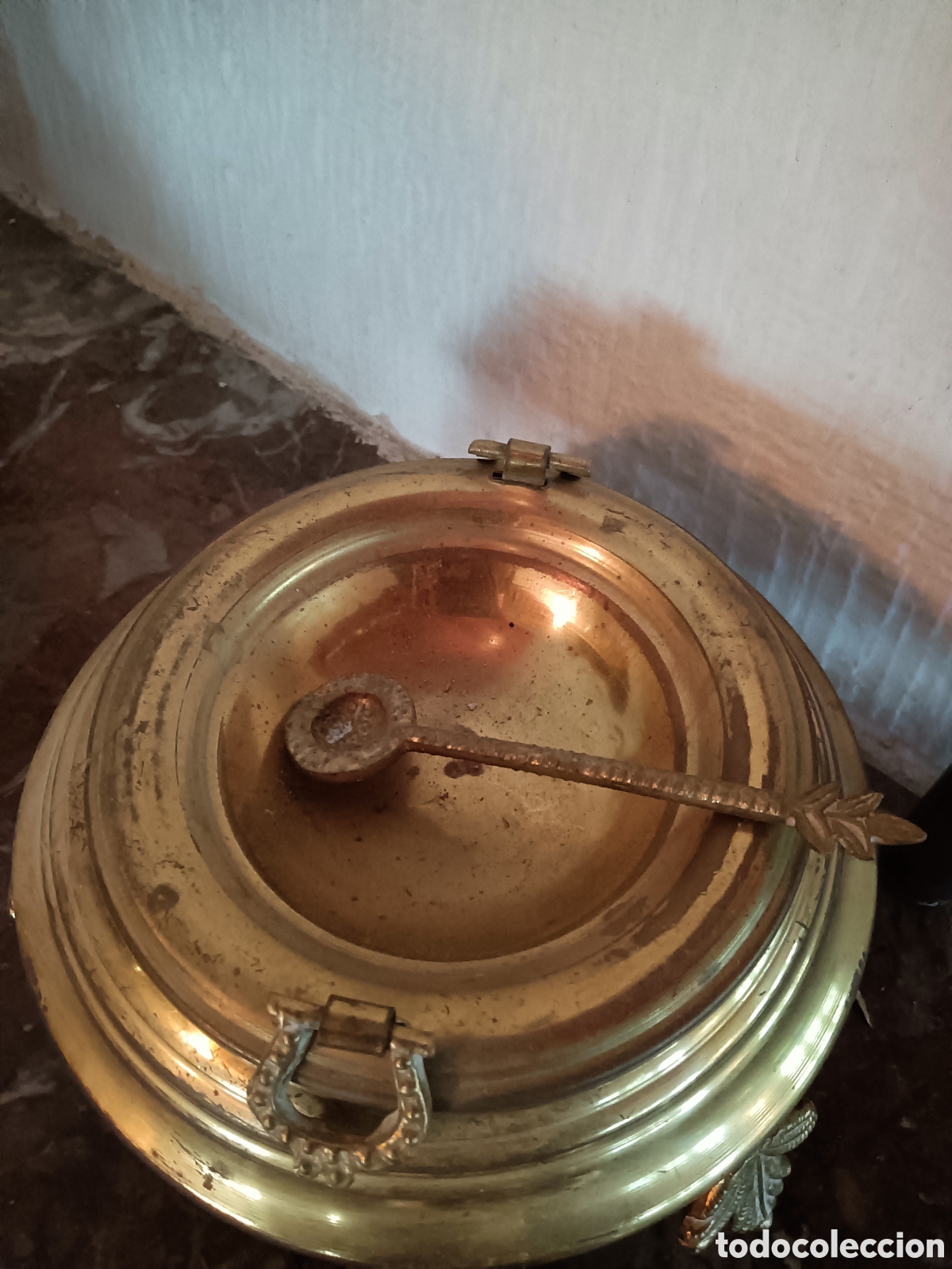 Antig&uuml;edades: Peque&ntilde;o brasero de bronce - Foto 3
