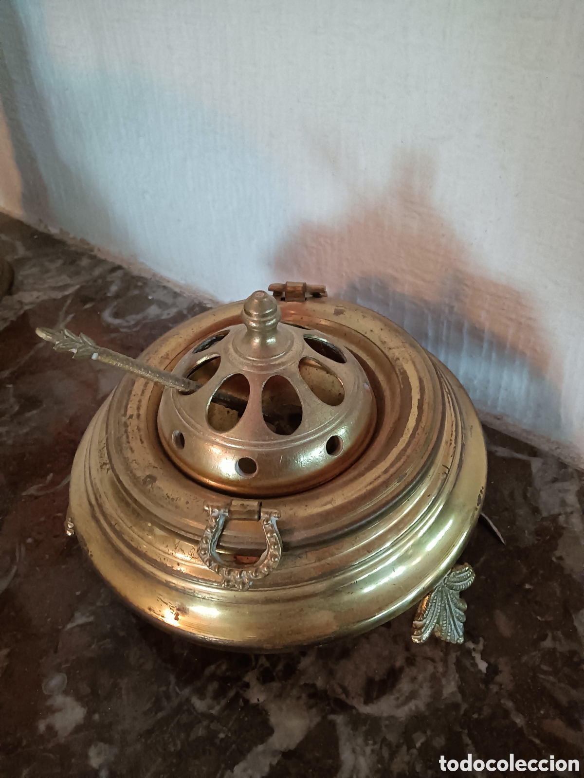 Antig&uuml;edades: Peque&ntilde;o brasero de bronce - Foto 1