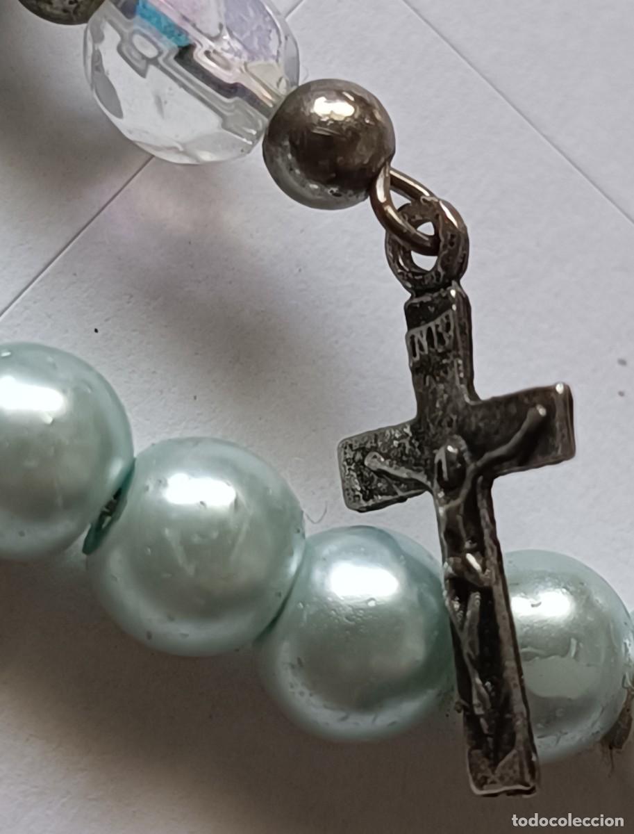 Antig&uuml;edades: PULSERA ROSARIO SIMIL PERLA - Foto 3