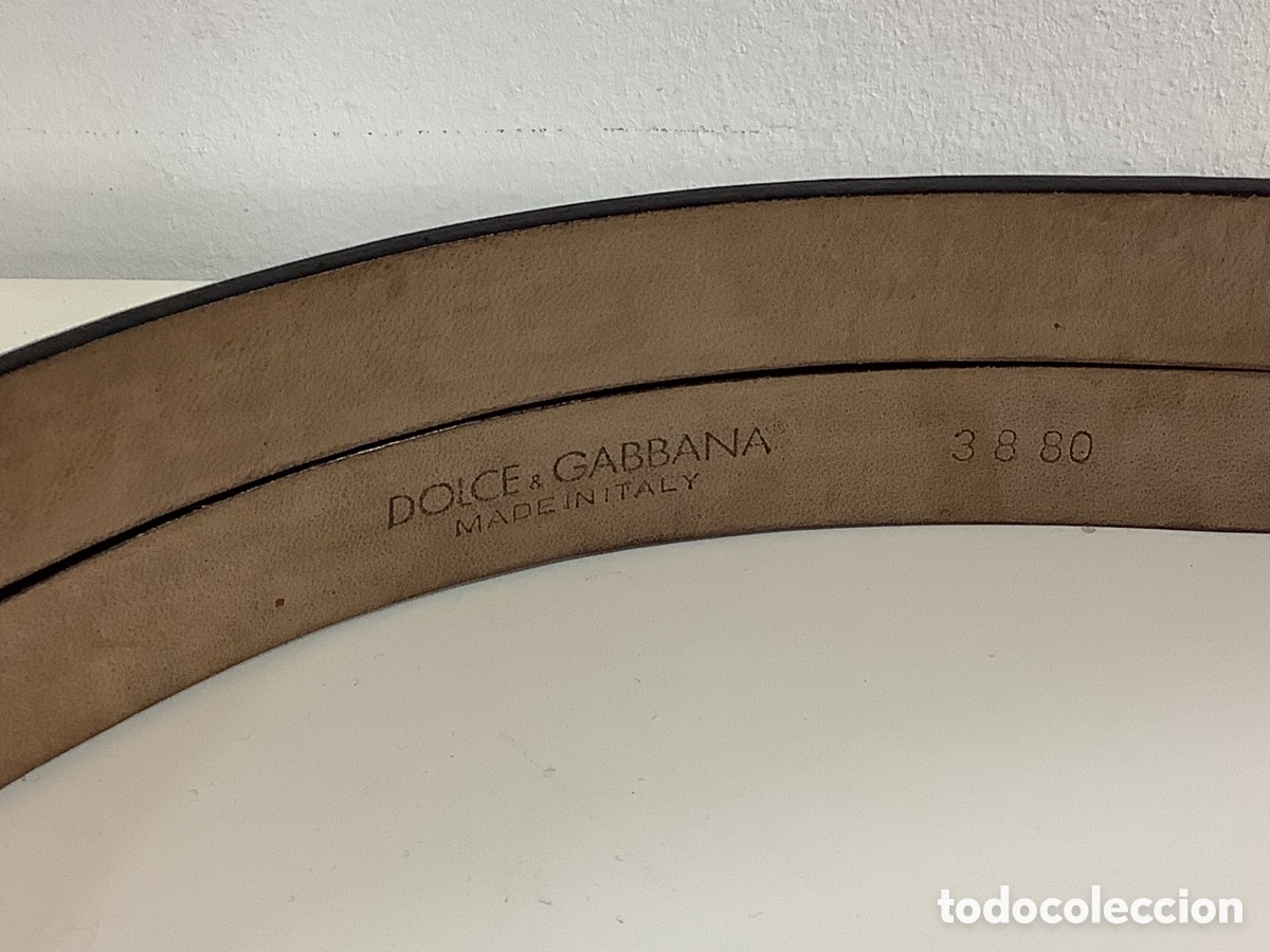 Antig&uuml;edades: CINTUR&Oacute;N DE PIEL DOLCE GABANNA ORIGINAL - Foto 2