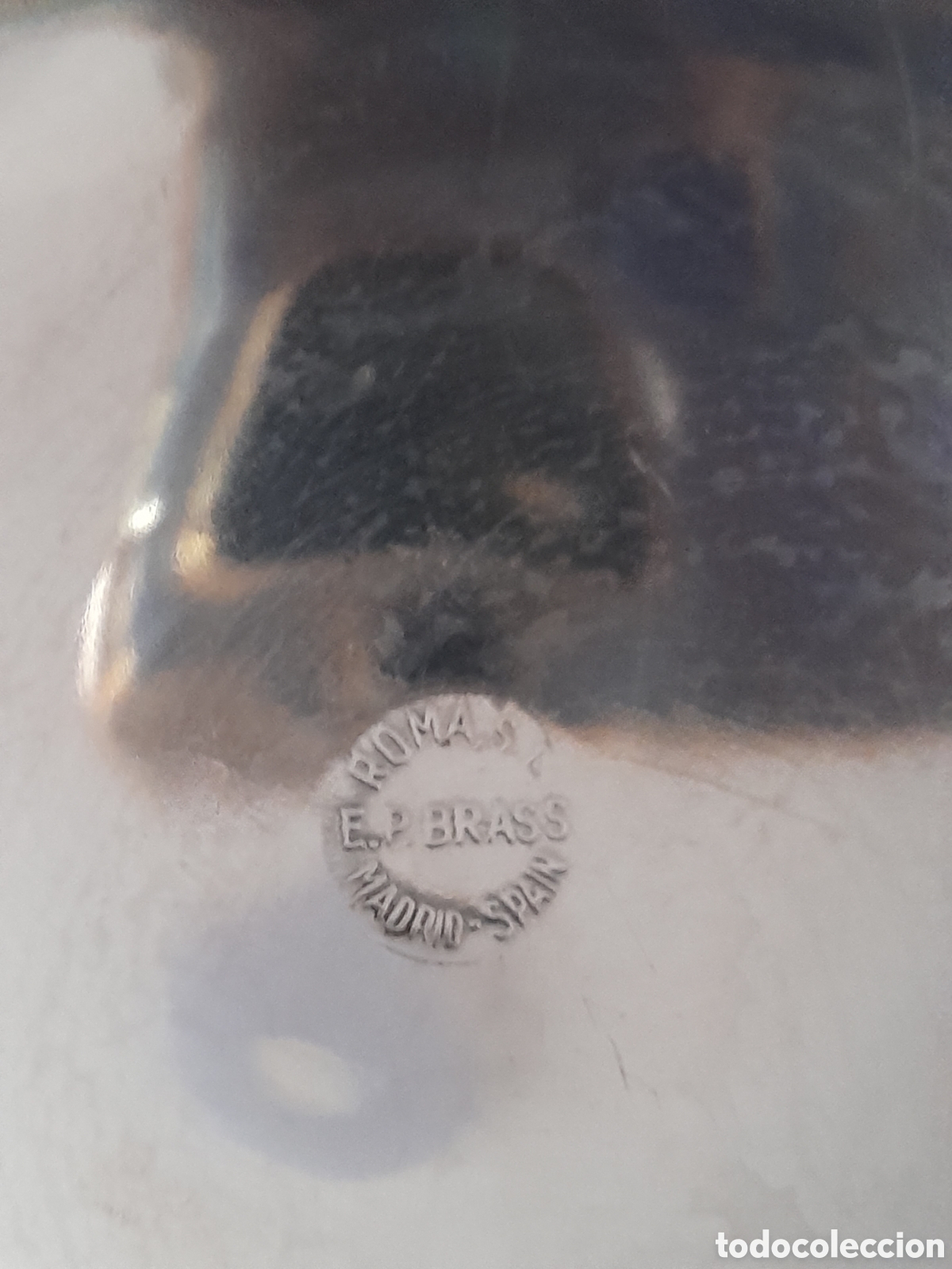 Antig&uuml;edades: 12 COPAS SILVER PLATED ROMA S.L E.P BRASS - Foto 4