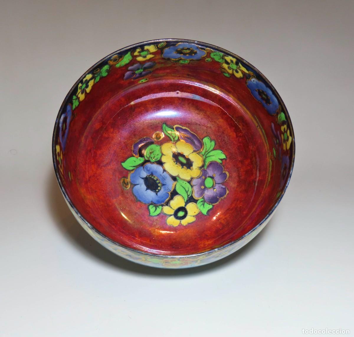 Antig&uuml;edades: CUENCO CENTRO DE MESA ART DECO REGAL WARE - Foto 3