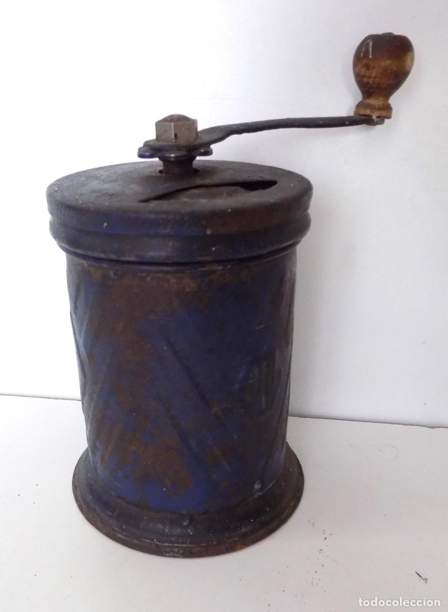 Antig&uuml;edades: MOLINILLO DE CAF&Eacute; MET&Aacute;LICO MARCA SOL. MODELO 445 -BABY-. ESPA&Ntilde;A. CA. 1920/30
