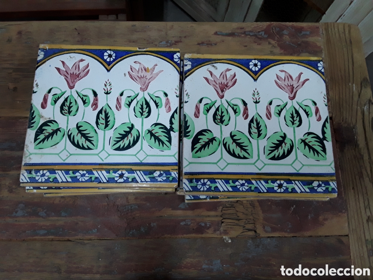 Antig&uuml;edades: Azulejos ( juego de 10 ) - Foto 1