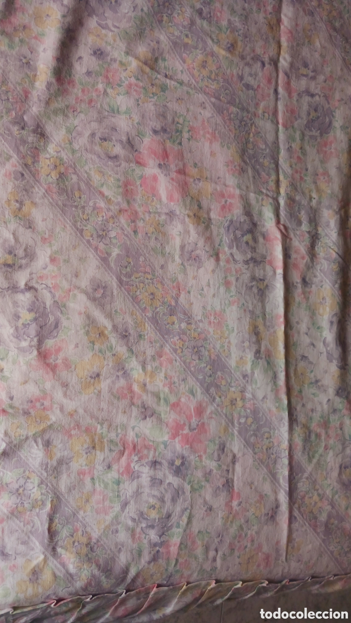 Antig&uuml;edades: Colcha edred&oacute;n floral - Foto 4