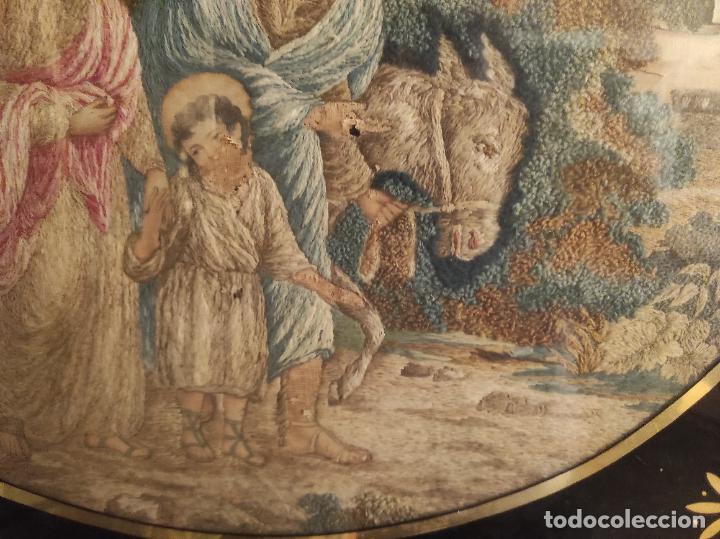 Antig&uuml;edades: cuadro bordado religioso - Foto 4
