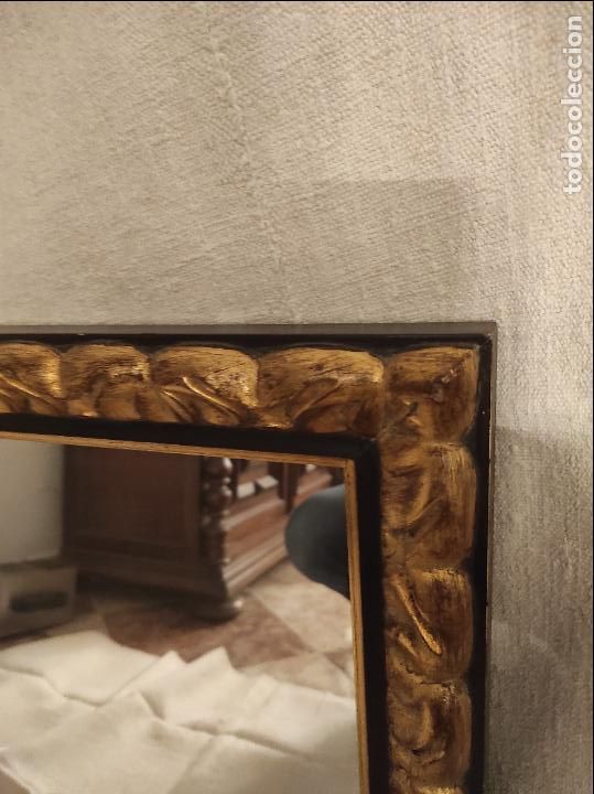 Antig&uuml;edades: espejo de madera dorado - Foto 2
