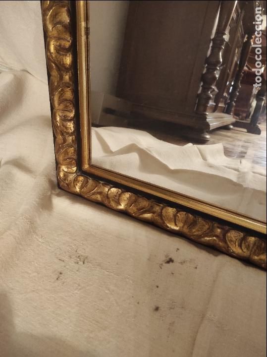 Antig&uuml;edades: espejo de madera dorado - Foto 3