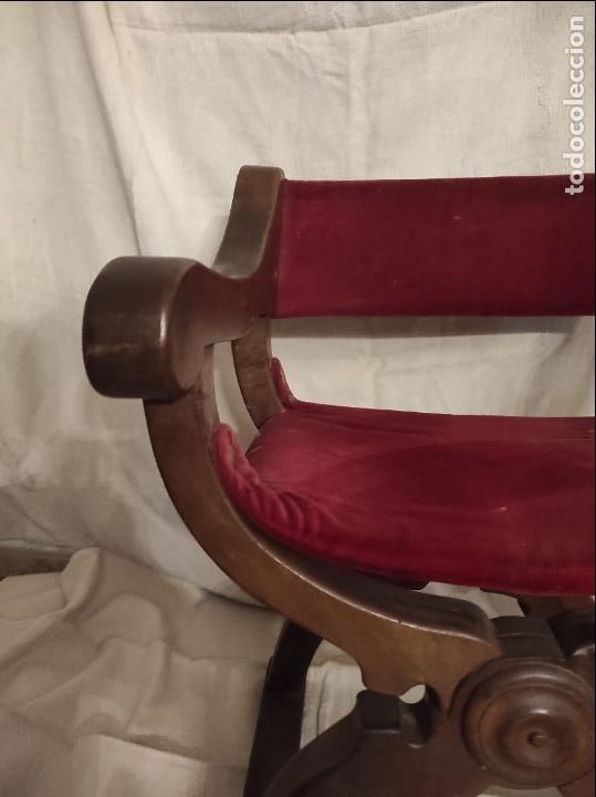 Antig&uuml;edades: sillon de tijera - Foto 4