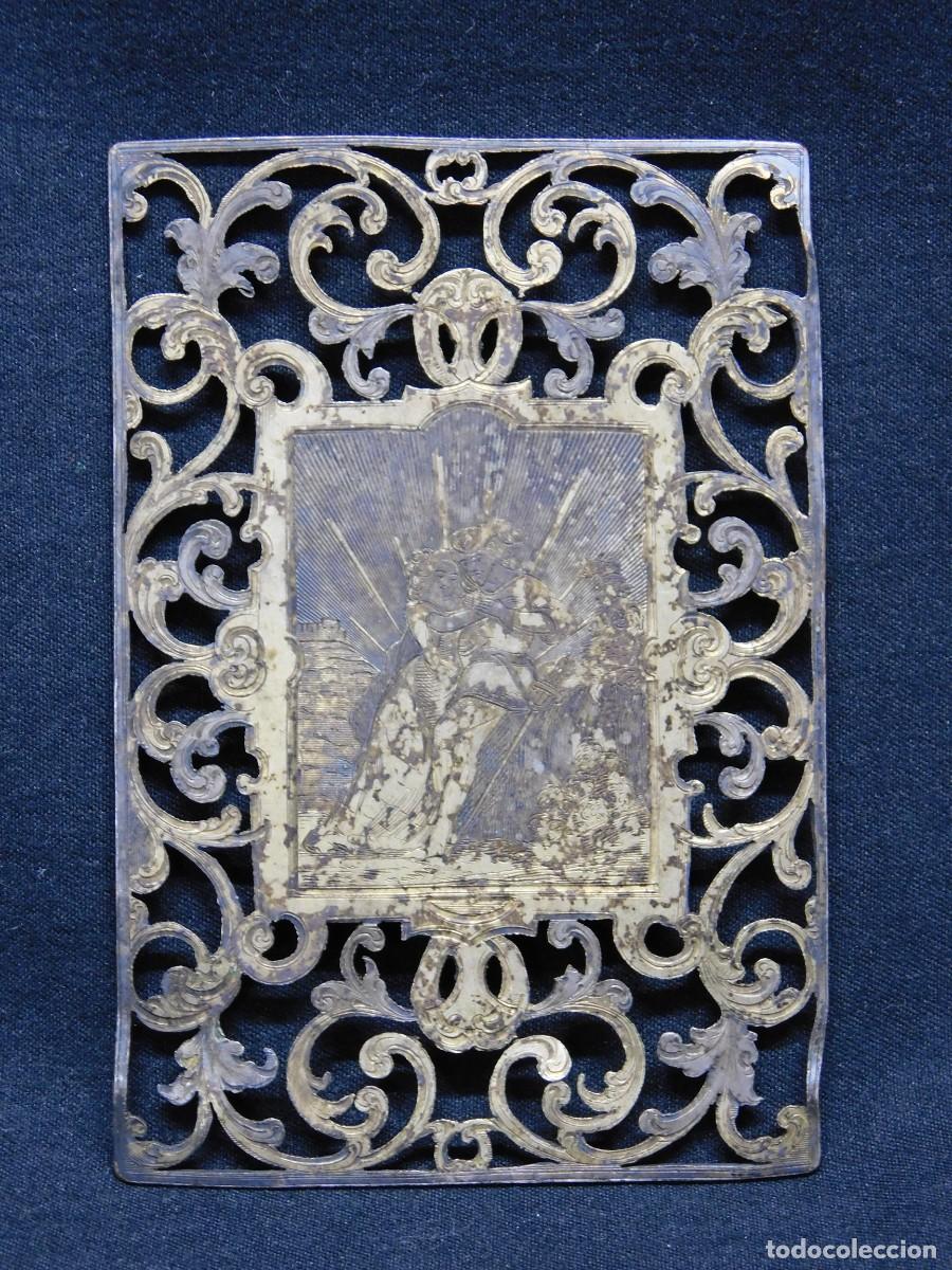 Antig&uuml;edades: ANTIGUA PLACA DE PLATA - Foto 1
