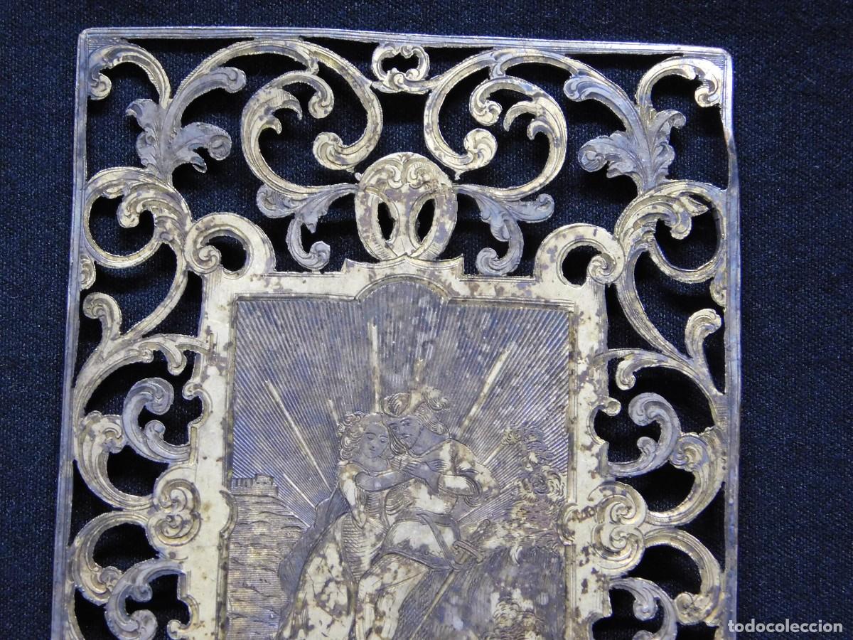 Antig&uuml;edades: ANTIGUA PLACA DE PLATA - Foto 3