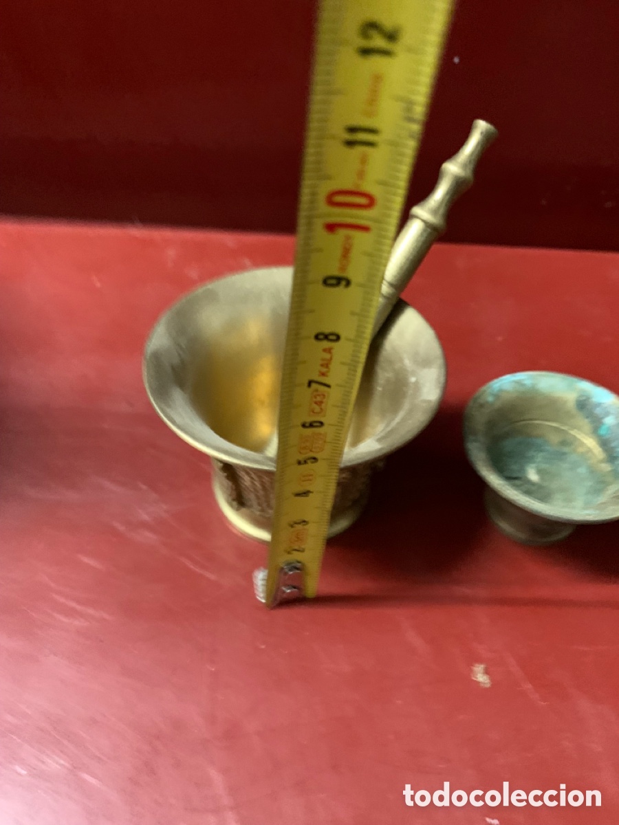 Antig&uuml;edades: Lote peque&ntilde;os almirez morteros - Foto 3