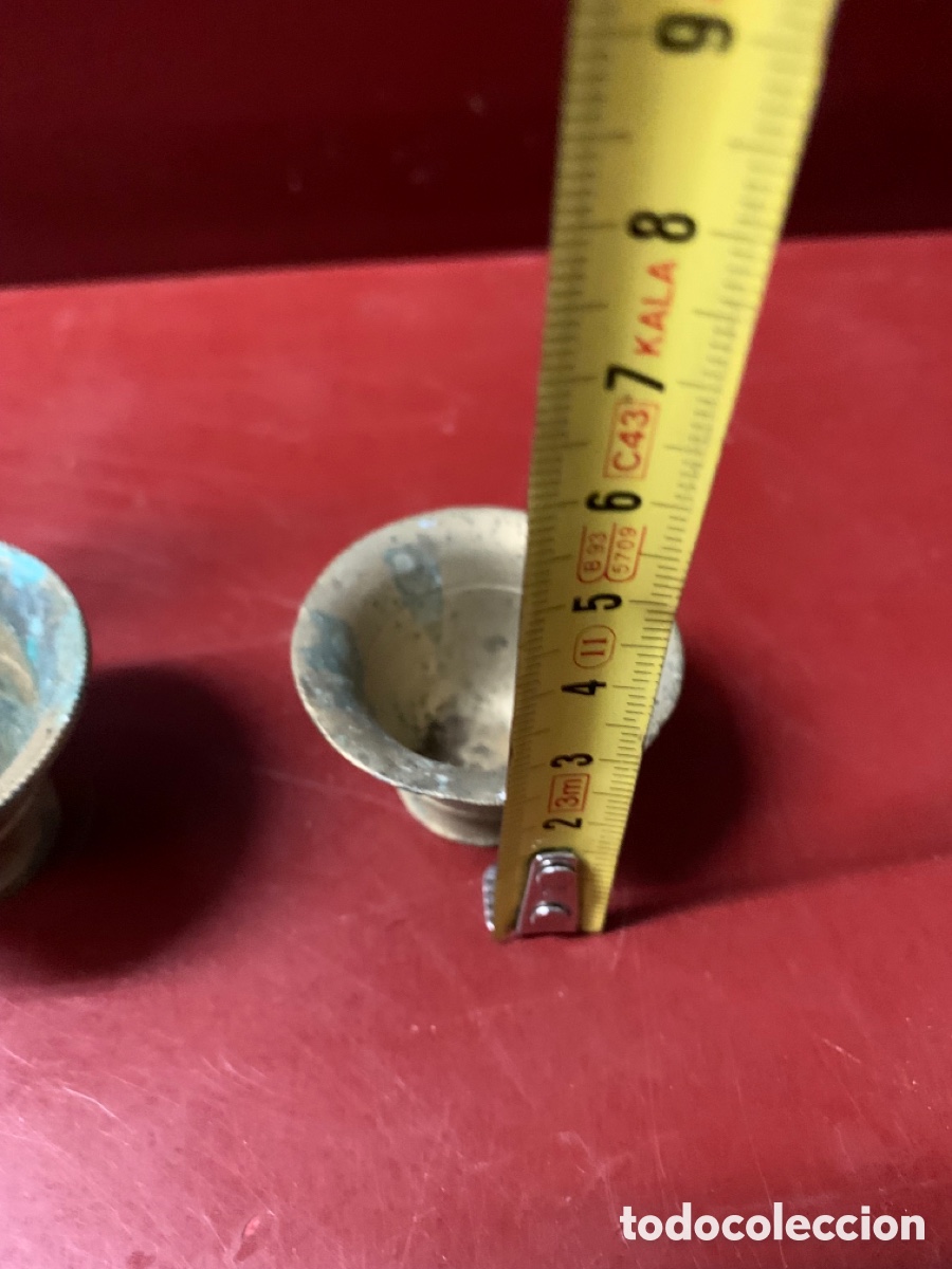 Antig&uuml;edades: Lote peque&ntilde;os almirez morteros - Foto 5