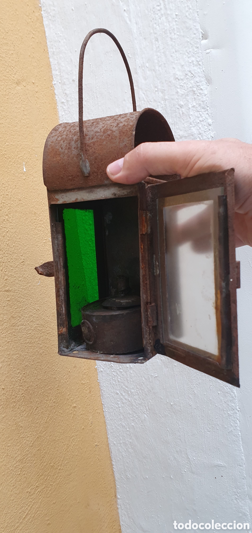 Antig&uuml;edades: ANTIGUO FAROL FERROVIARIO - Foto 3