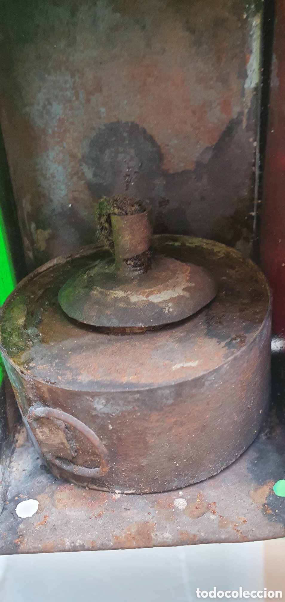 Antig&uuml;edades: ANTIGUO FAROL FERROVIARIO - Foto 4