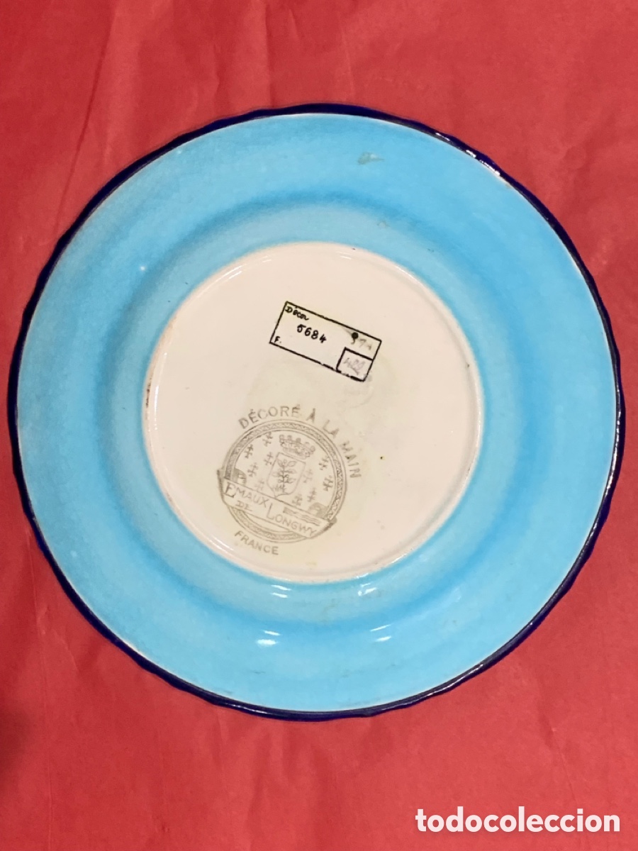 Antig&uuml;edades: Plato de Longwy. 1960 - Foto 8