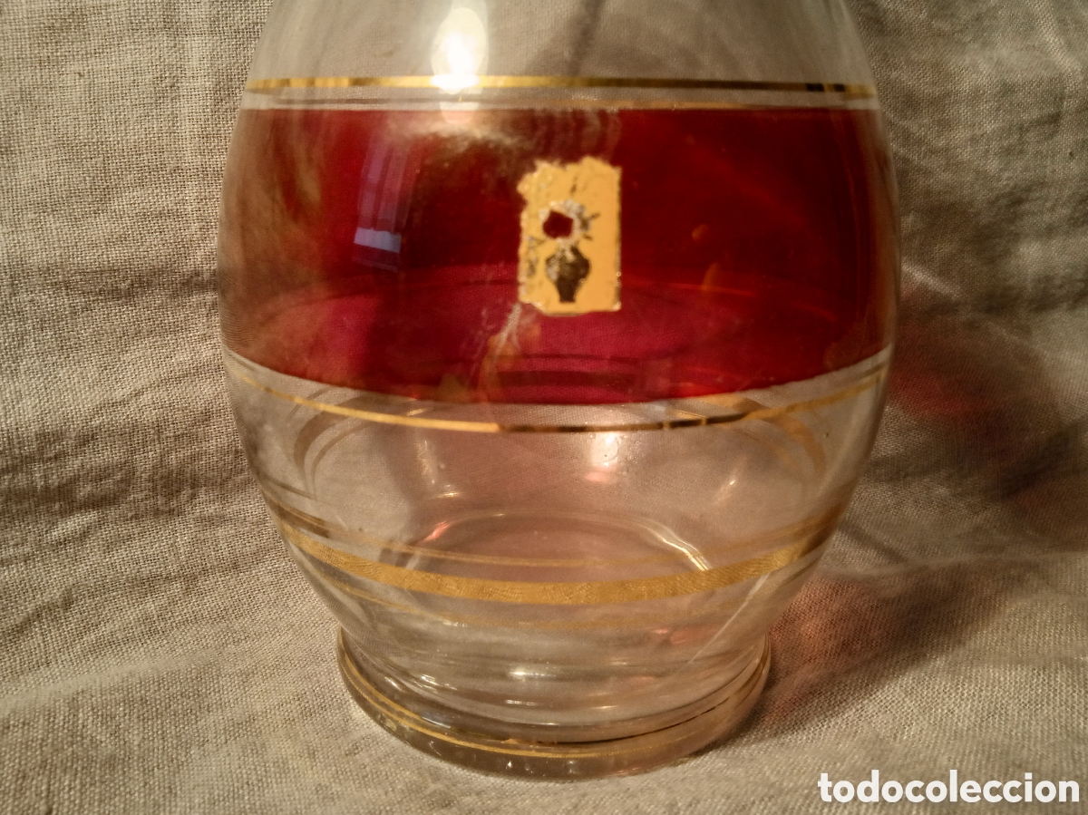 Antig&uuml;edades: BOTELLA DE LICOR DE CRISTAL - Foto 3