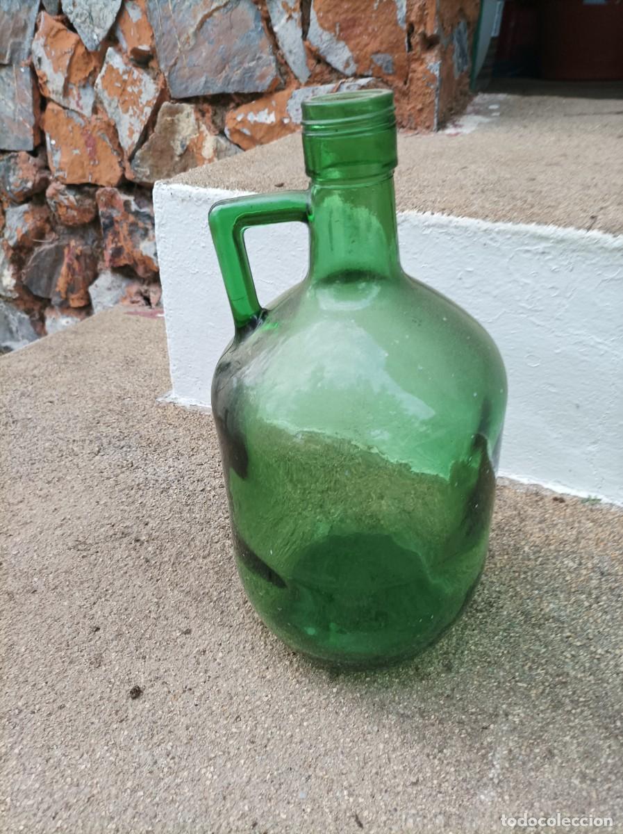 Antig&uuml;edades: Botella de cristal antigua - Foto 1