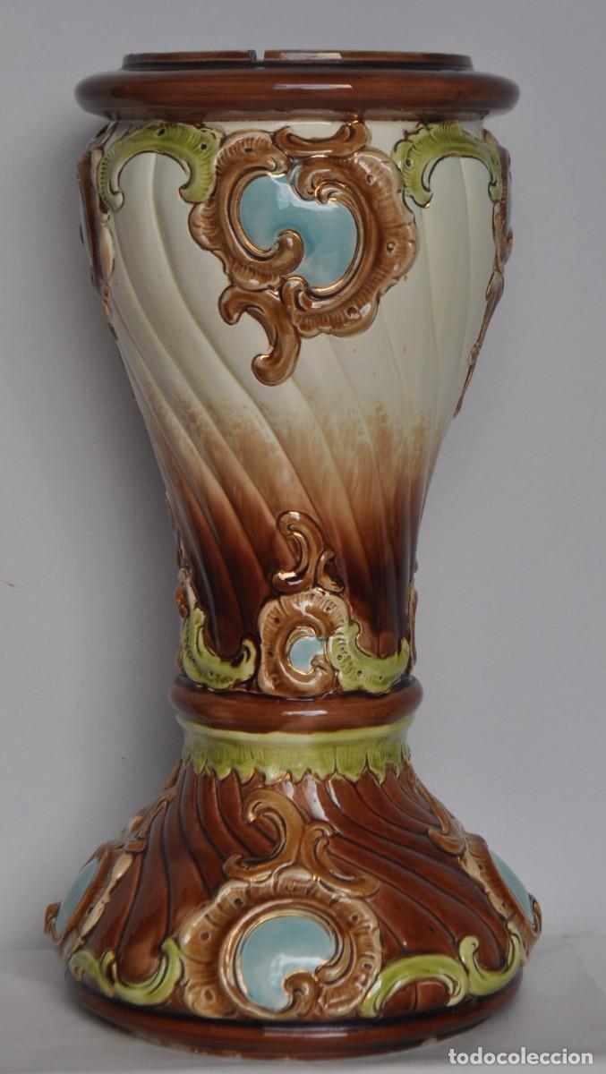 Antig&uuml;edades: MAJOLICA- PIEZA L&Auml;MPARA - Foto 1