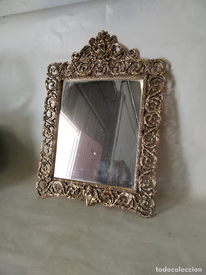 Antig&uuml;edades: espejo dorado - Foto 1