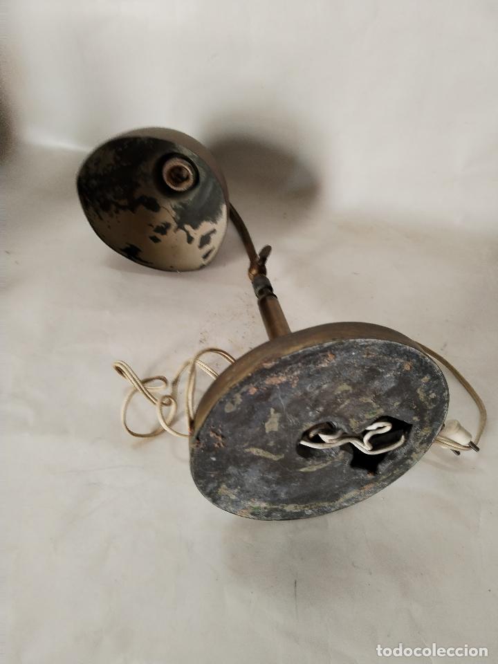 Antig&uuml;edades: lampara antigua de laton - Foto 6