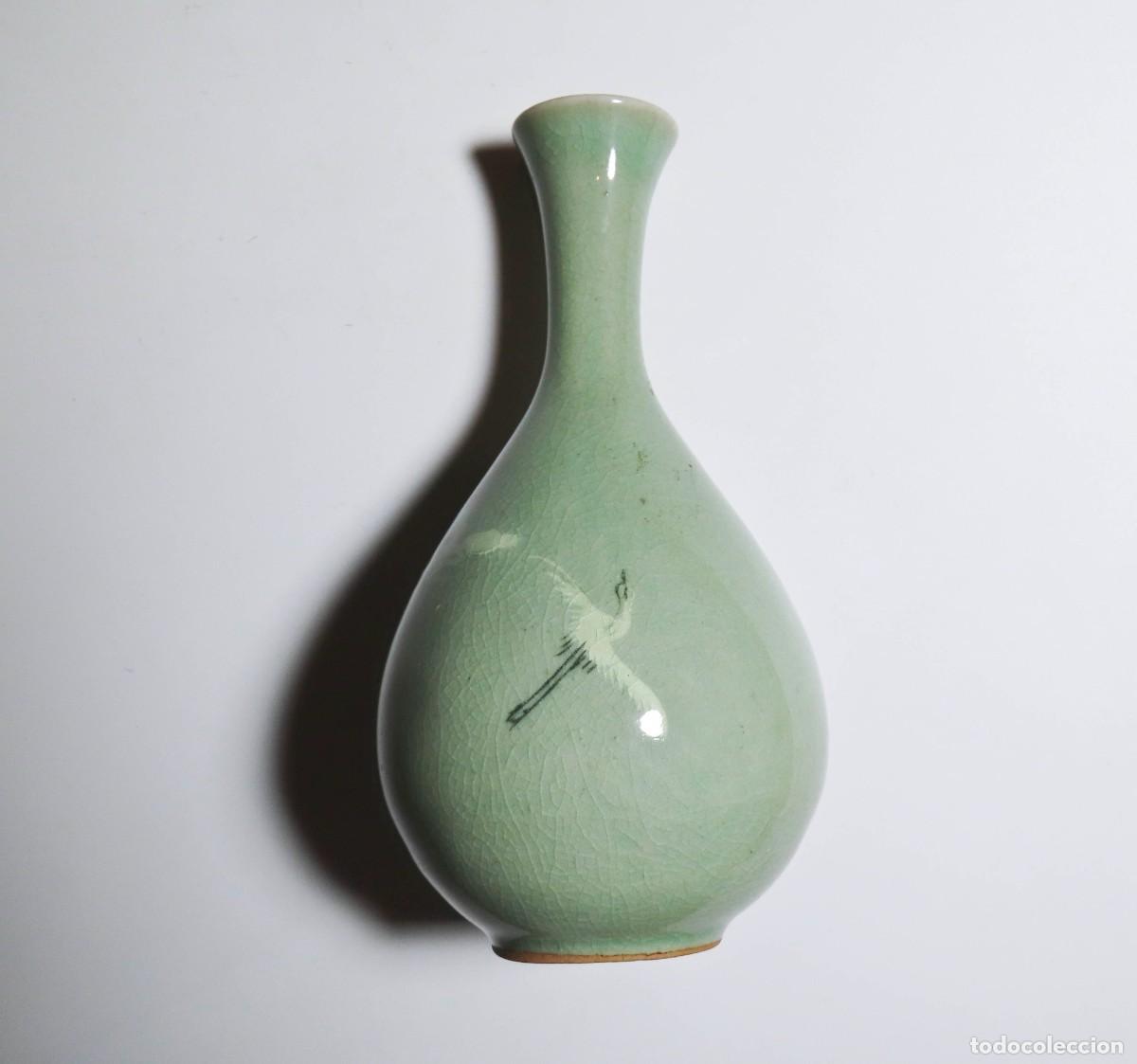 Antig&uuml;edades: JARR&Oacute;N PORCELANA COREANO CELADON - Foto 5
