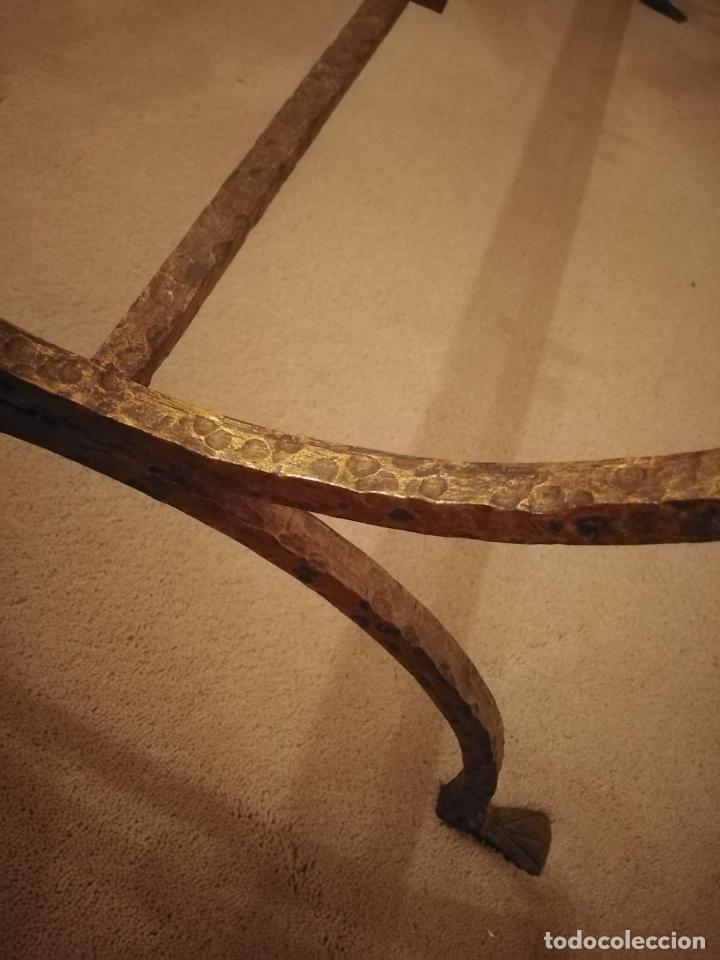 Antig&uuml;edades: Pie de mesa metal (100*40*40) - Foto 2
