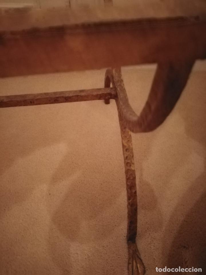 Antig&uuml;edades: Pie de mesa metal (100*40*40) - Foto 4