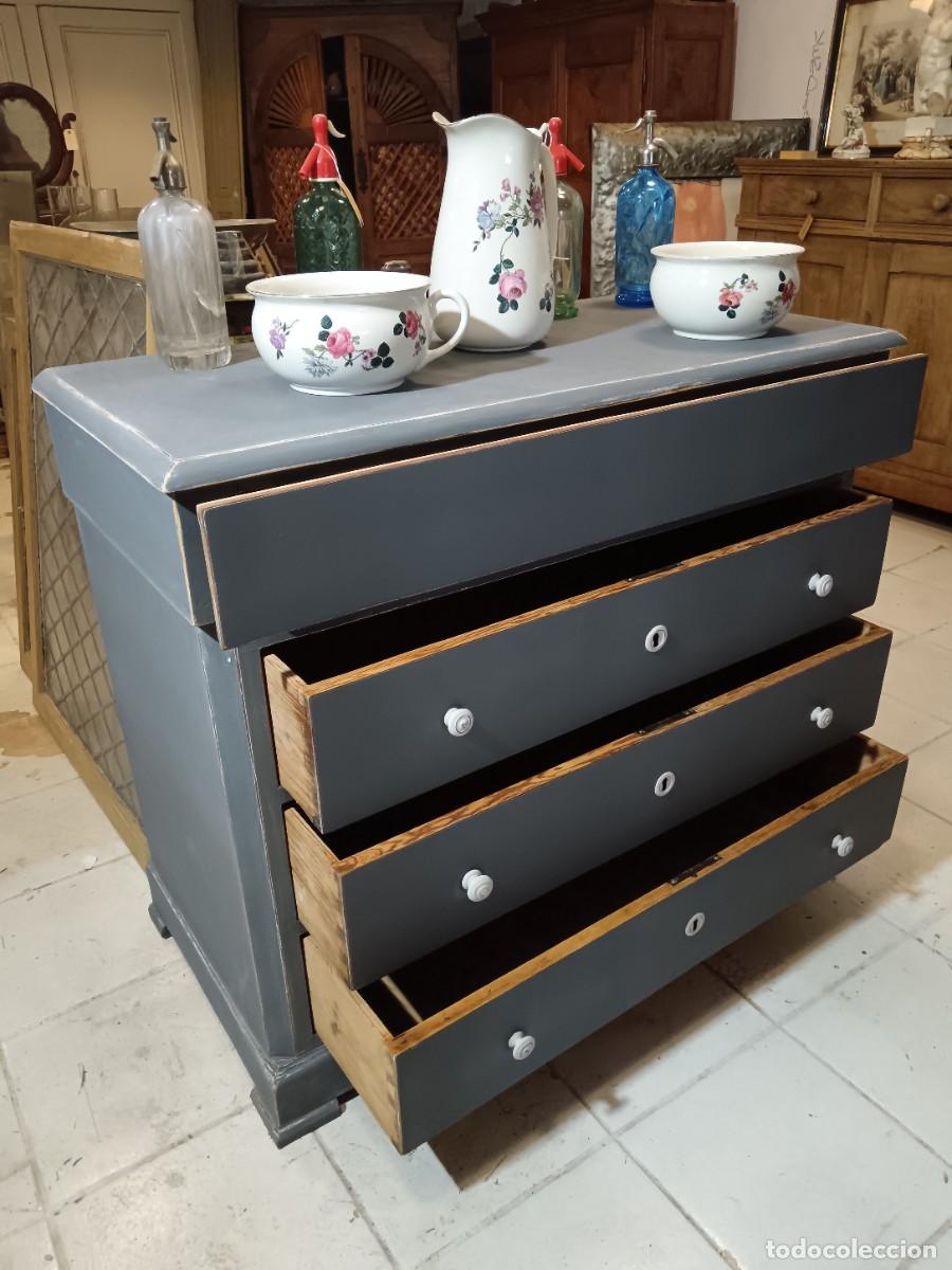 Antig&uuml;edades: C&Oacute;MODA CAJONERA, 4 CAJONES. - Foto 5
