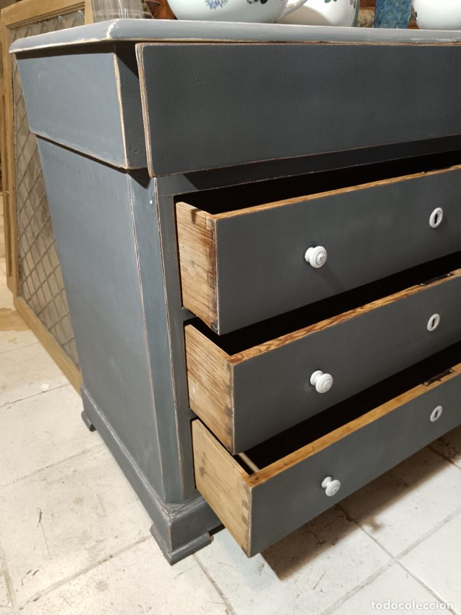 Antig&uuml;edades: C&Oacute;MODA CAJONERA, 4 CAJONES. - Foto 6