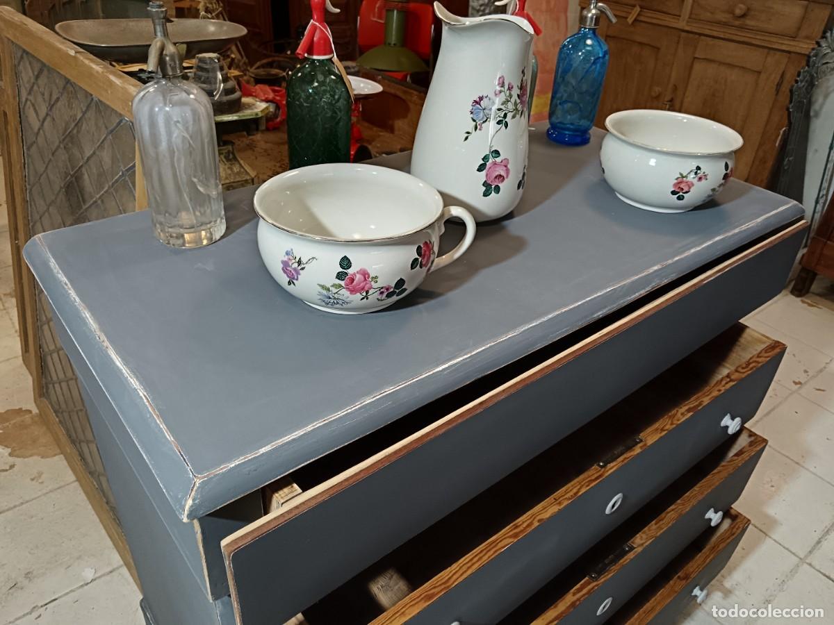 Antig&uuml;edades: C&Oacute;MODA CAJONERA, 4 CAJONES. - Foto 7