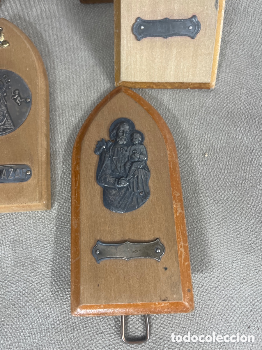 Antig&uuml;edades: Lote de medallas religiosas - Foto 3