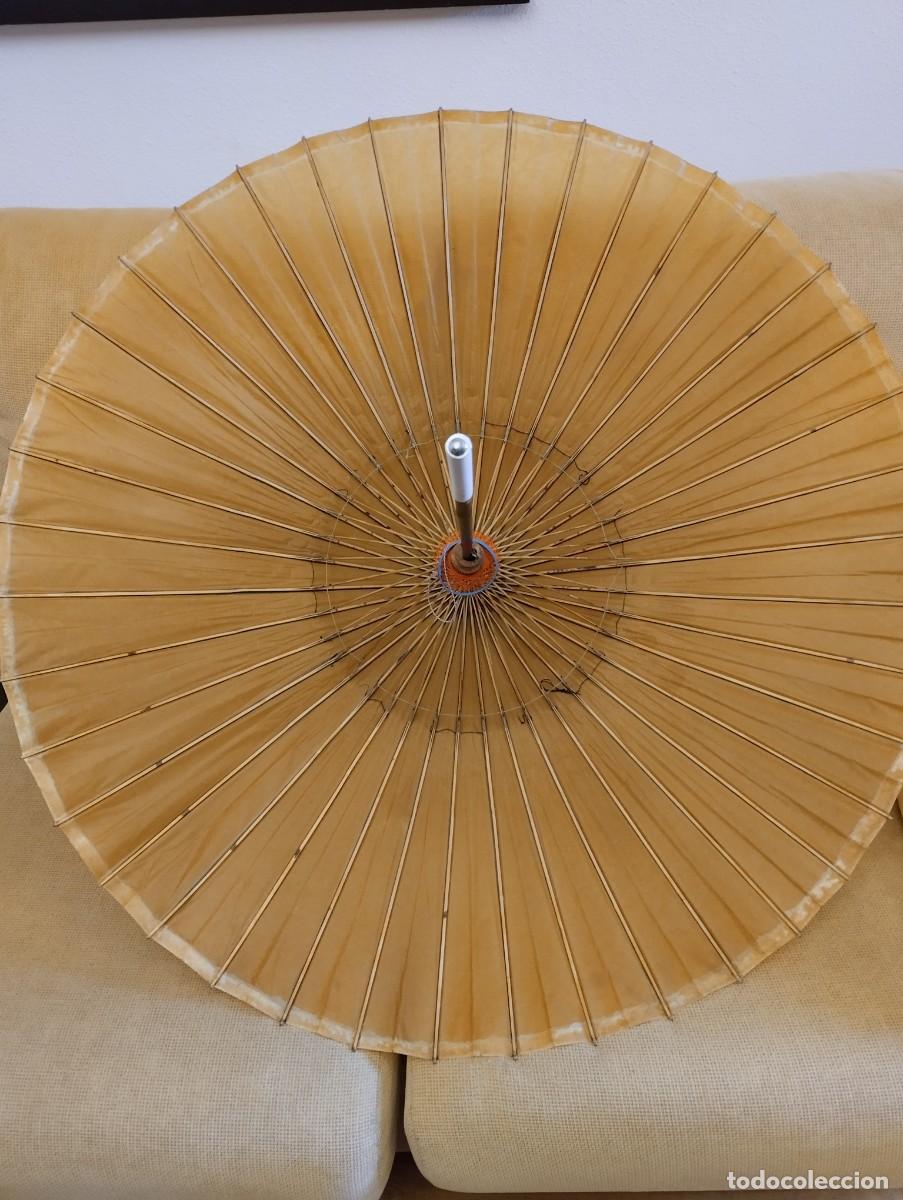 Antig&uuml;edades: Sombrilla Parasol antigua - Foto 2