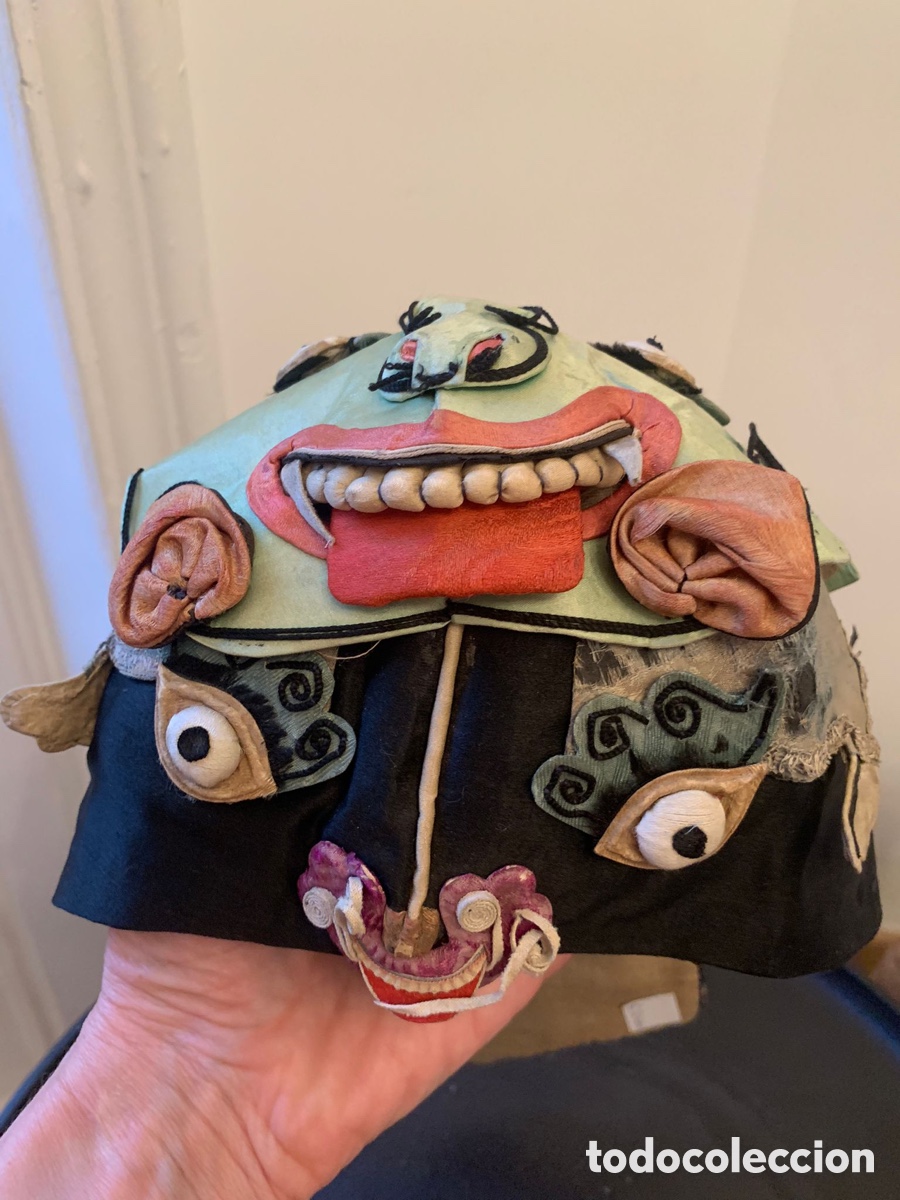 Antig&uuml;edades: Gorro chino antiguo - Foto 2