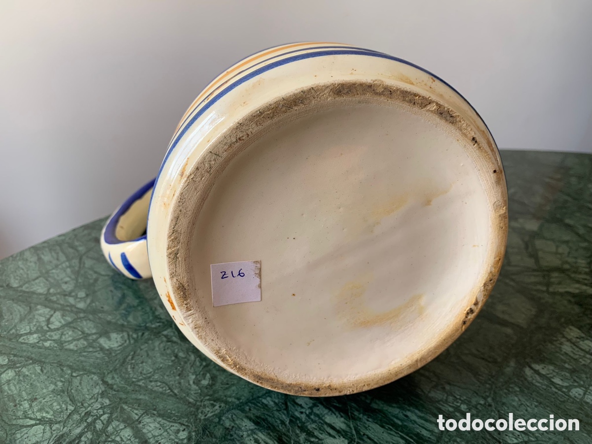 Antig&uuml;edades: Jarra en cer&aacute;mica policromada - Foto 4