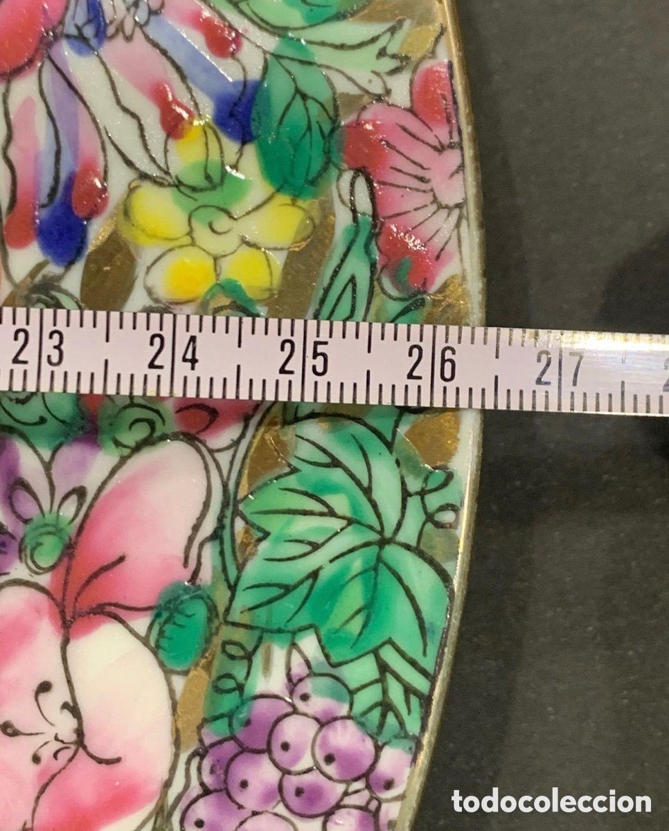 Antig&uuml;edades: Plato hondo y llano. Macao. 1950 - Foto 8