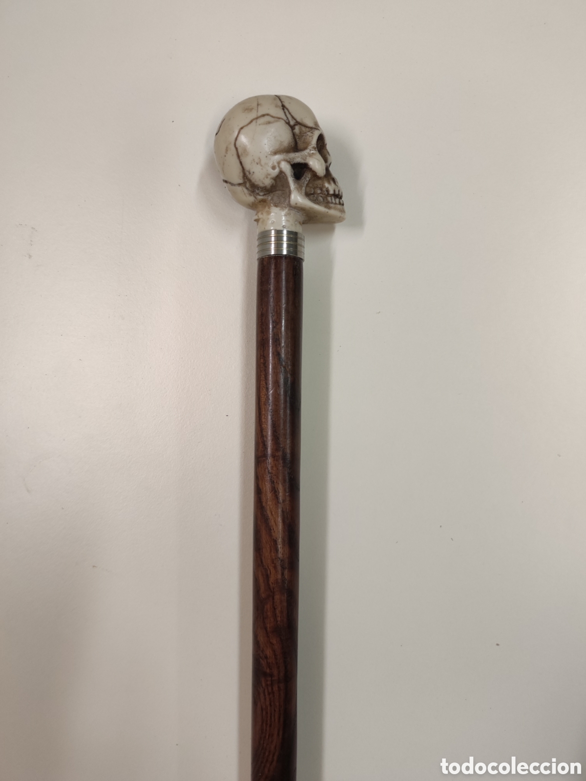 Antig&uuml;edades: Bast&oacute;n Calavera Memento Mori - Foto 10