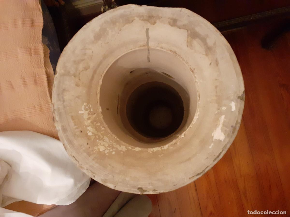 Antig&uuml;edades: Base y macetero de ceramica esmaltada - Foto 11
