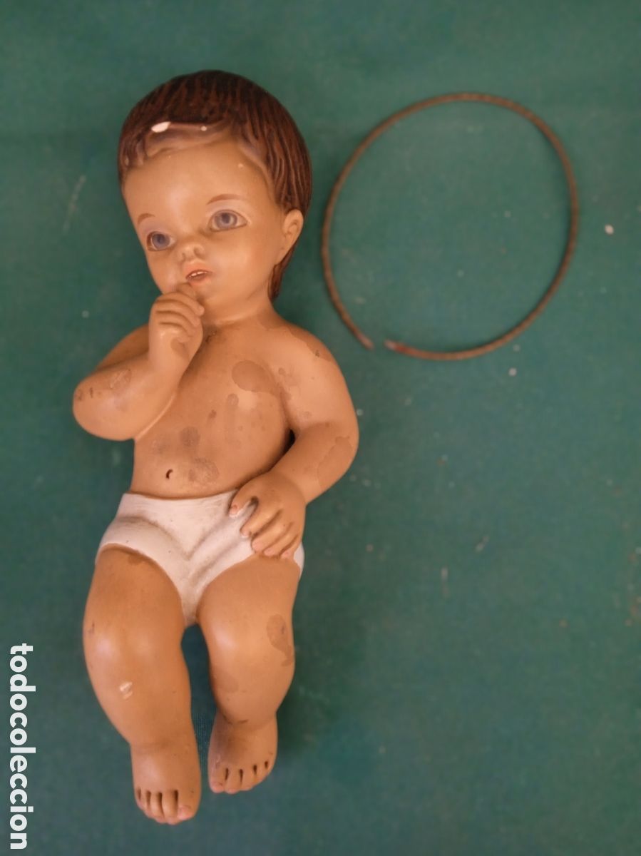 Antig&uuml;edades: NI&Ntilde;O JES&Uacute;S EN SU CUNA - Foto 3