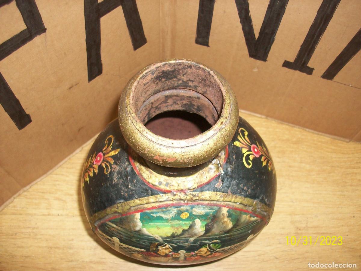 Antig&uuml;edades: ANTIGUO JARRON INDIO DE COBRE - Foto 2