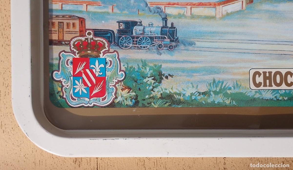 Antig&uuml;edades: Bandeja Publicidad Chocolates de la Trapa - Foto 5
